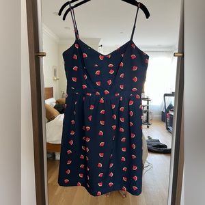 J crew watermelon sun dress with pockets